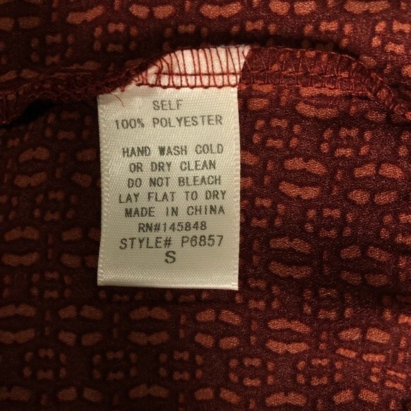 NWT Fab’rik Romper short boho long sleeves brown S - Picture 9 of 14